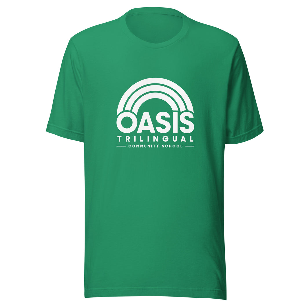 Oasis NEW Logo Adult Unisex Short Sleeve Tee - Kelley Green